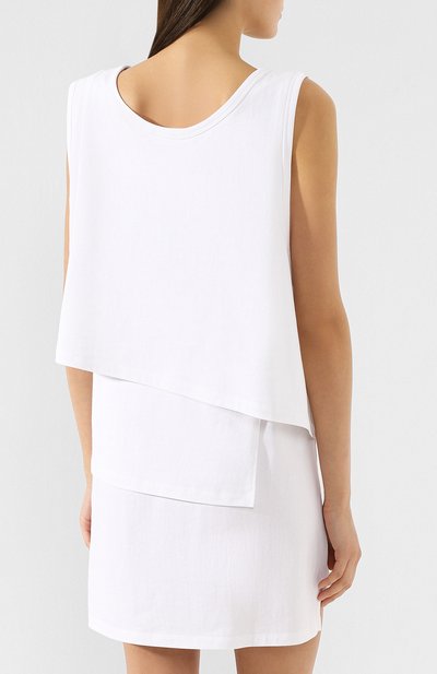 Хлопковое платье ALEXANDERWANG.T белого цвета по цене 25550 руб., арт. 4C196022, фото 4 Хлопковое платье ALEXANDERWANG.T, арт. 4C196022, фото 4