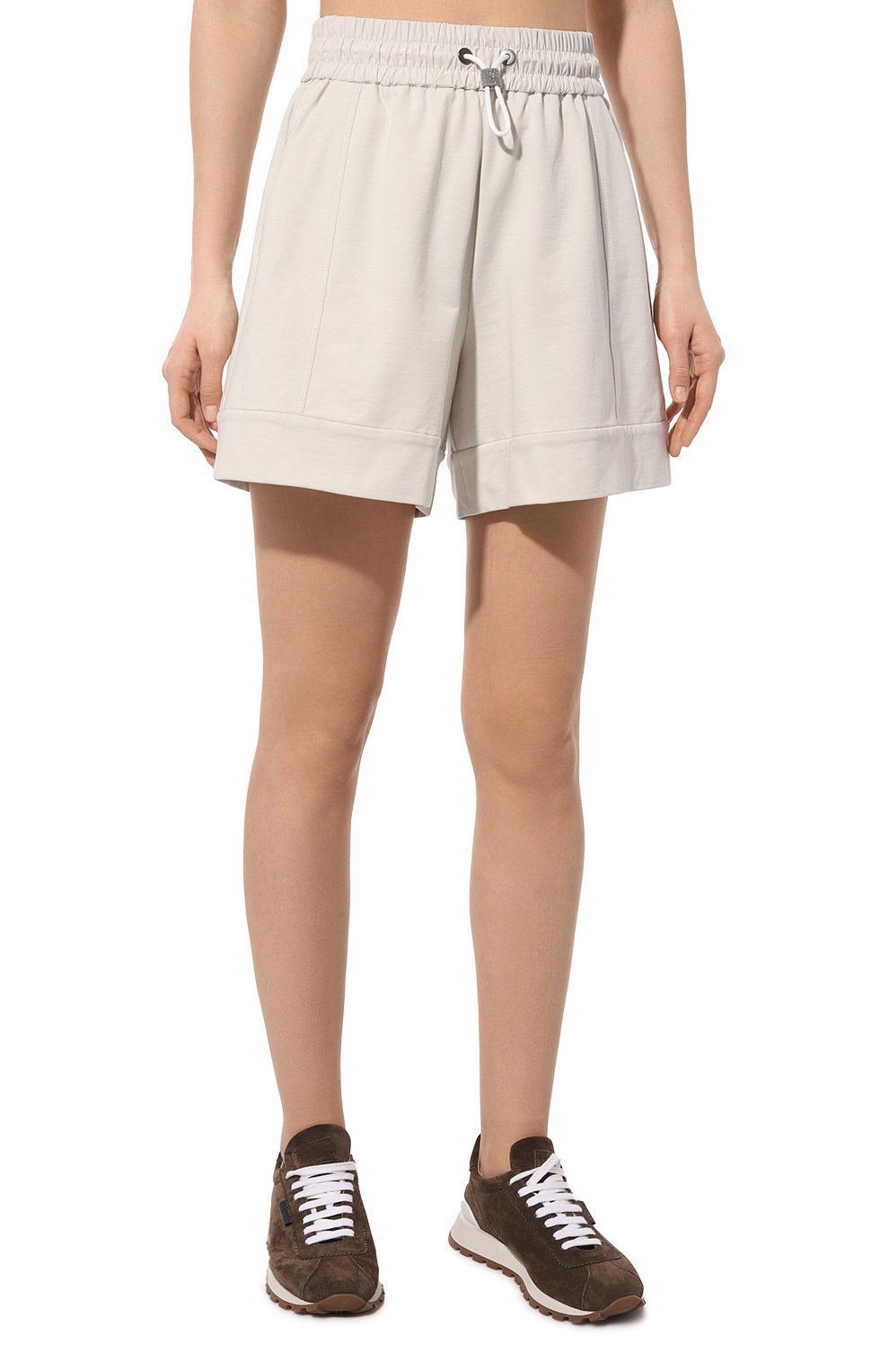 Хлопковые шорты BRUNELLO CUCINELLI, арт. MH827B1287, фото 3