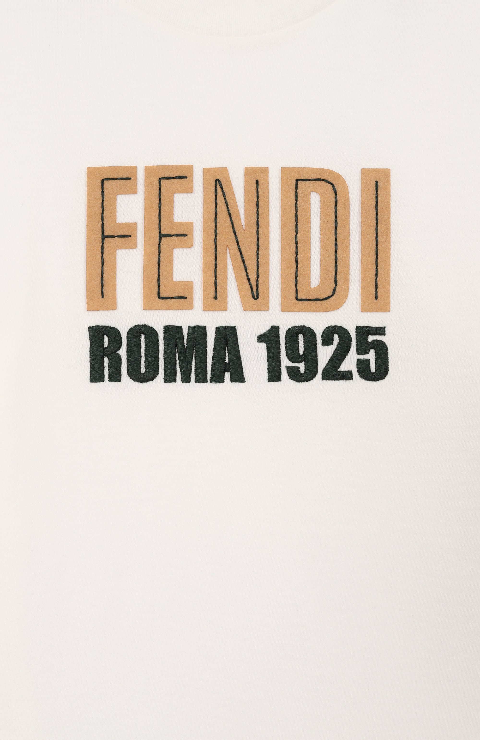Хлопковая футболка FENDI, арт. JUI204/7AJ/8A-12+, фото 3