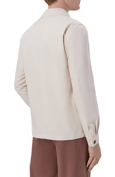 Хлопковый пиджак CORNELIANI кремового цвета по цене 129500 руб., арт. 27XL53/2714200, фото 4 Хлопковый пиджак CORNELIANI, арт. 27XL53/2714200, фото 4