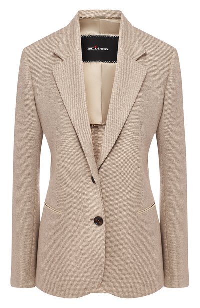 Женский жакет из смеси шерсти и кашемира KITON, арт. D48532K04S09