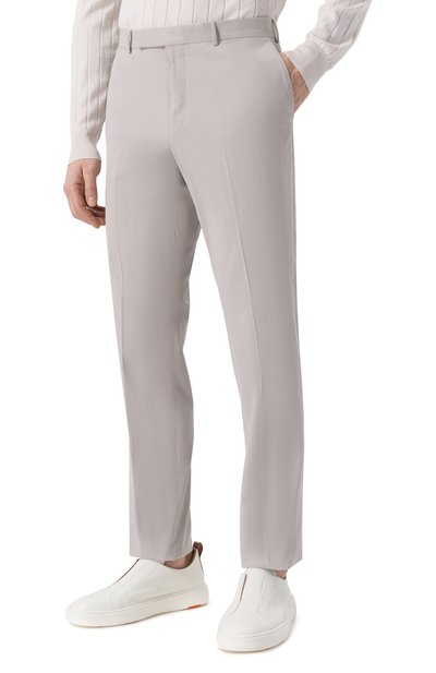 Хлопковые брюки ZEGNA, арт. 729F03A7/77TB12, фото 3