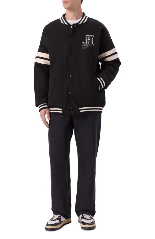 Хлопковый бомбер HINNOMINATE HMABM01434 Чёрный  HMABM01434 Фото 2