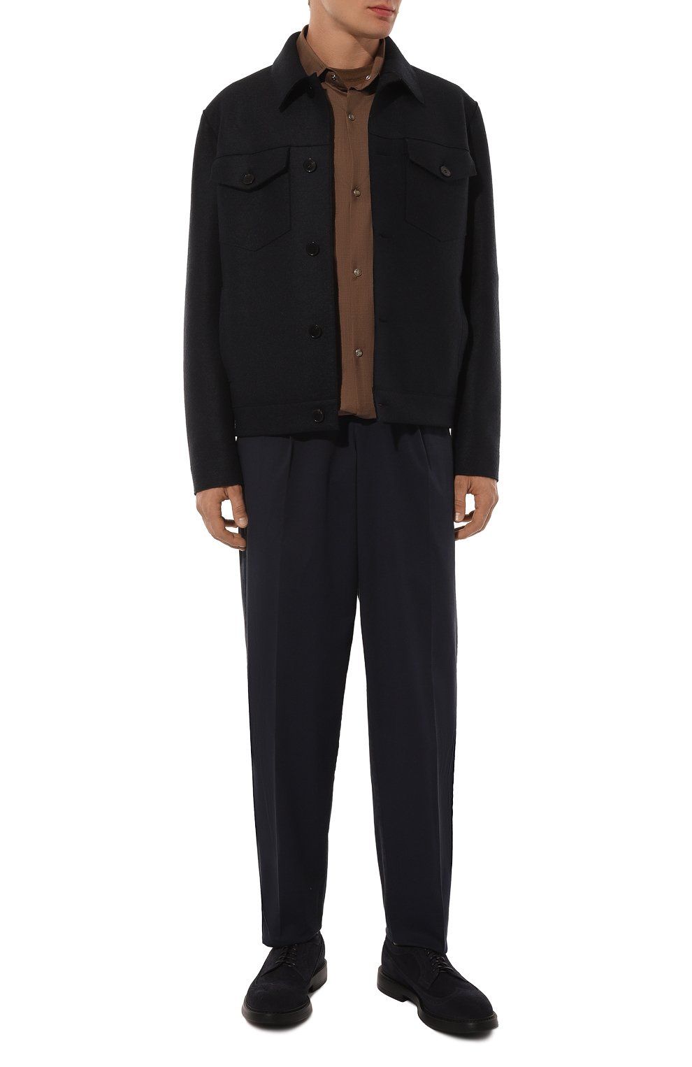 Замшевые дерби DOUCAL'S, арт. DU2523BRUXUF009N, фото 2