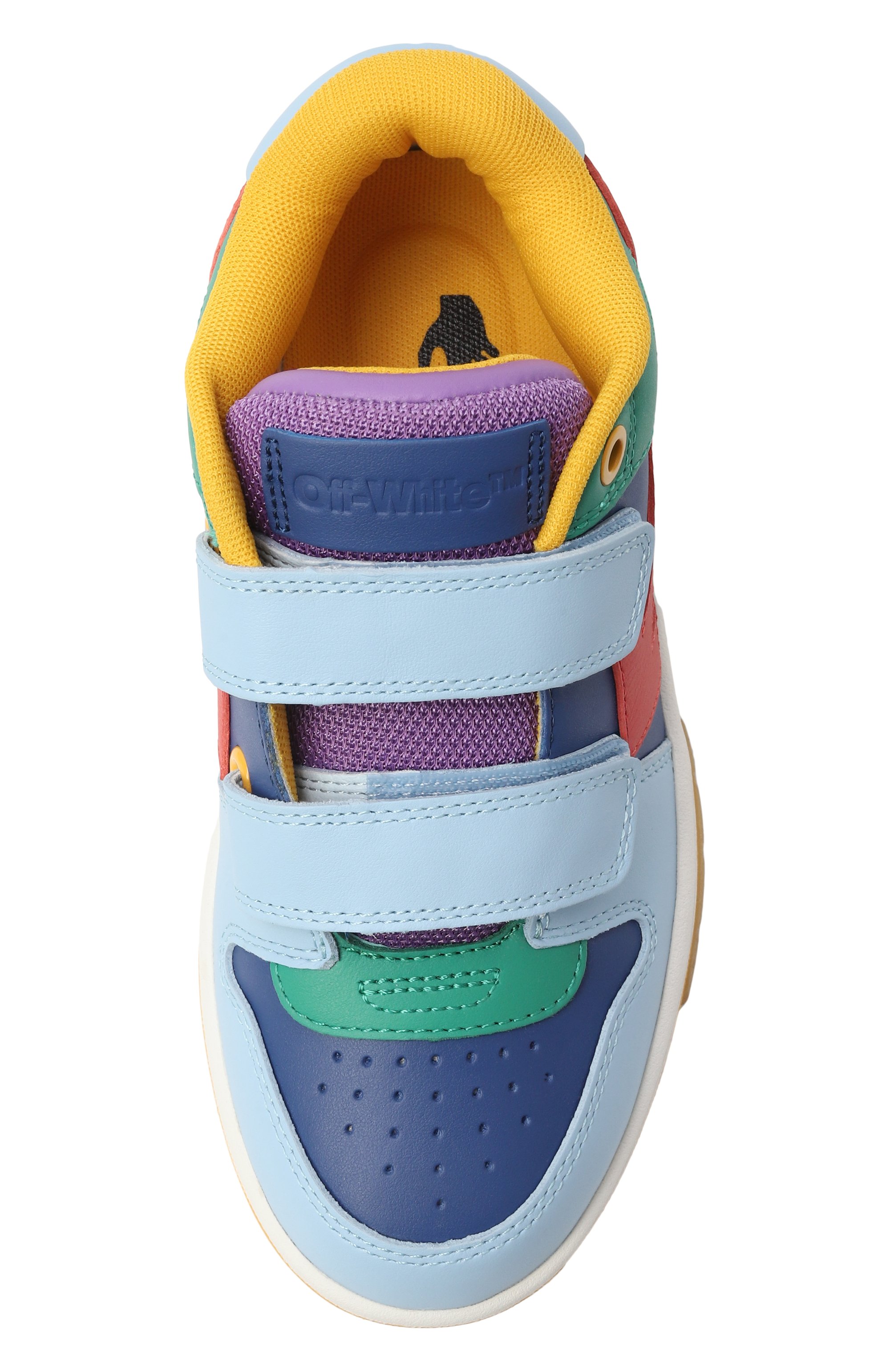 Кожаные кеды out of office straps OFF-WHITE, арт. 0BIA008F23LEA0011001/30, фото 4