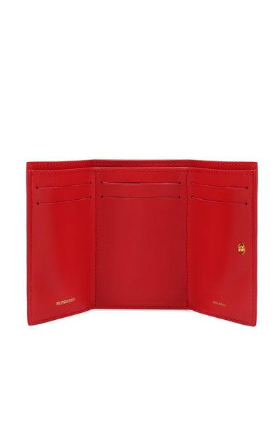Кожаное портмоне BURBERRY красного цвета по цене 51950 руб., арт. 8018960, фото 3 Кожаное портмоне BURBERRY, арт. 8018960, фото 3