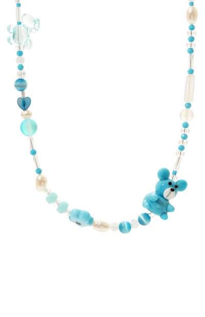 Колье PANFIL голубого цвета по цене 8000 руб., арт. 4-JwrBR-N, фото 2 Колье PANFIL, арт. 4-JwrBR-N, фото 2