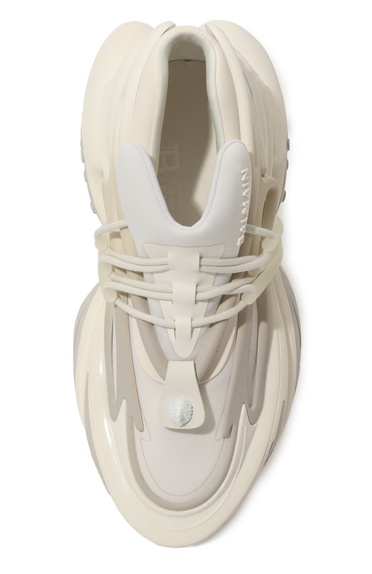 Текстильные кроссовки Unicorn Balmain AN0VF724KNLR Кремовый  AN0VF724KNLR Фото 6