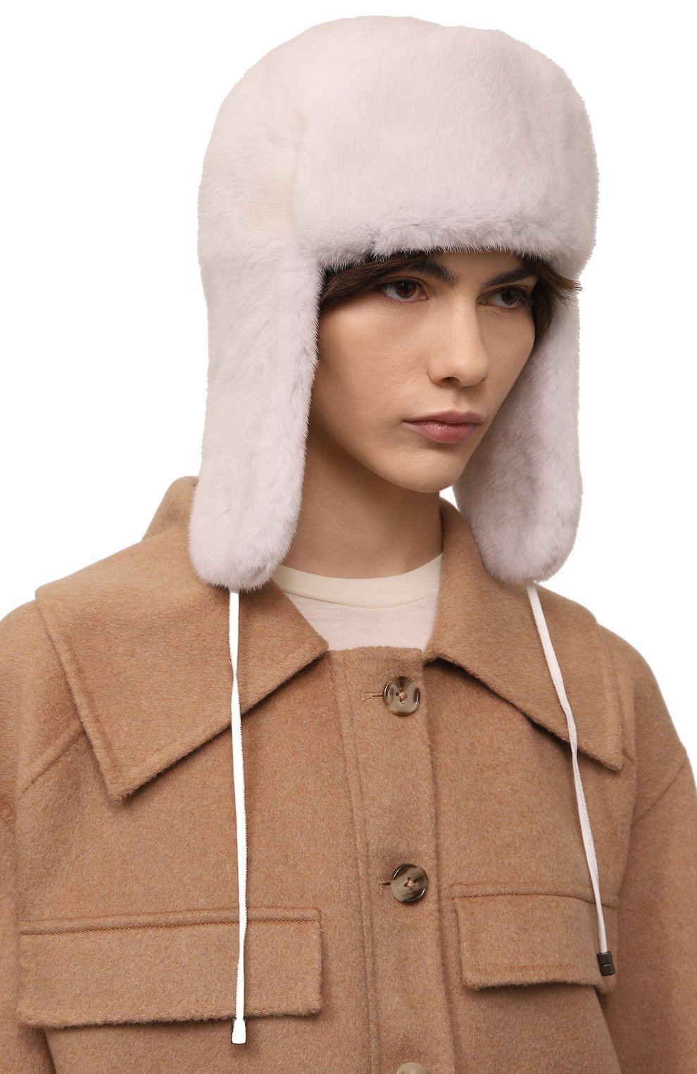 Меховая шапка-ушанка из норки VICTORIA KUSENKOVA, арт. 091600008093, фото 2