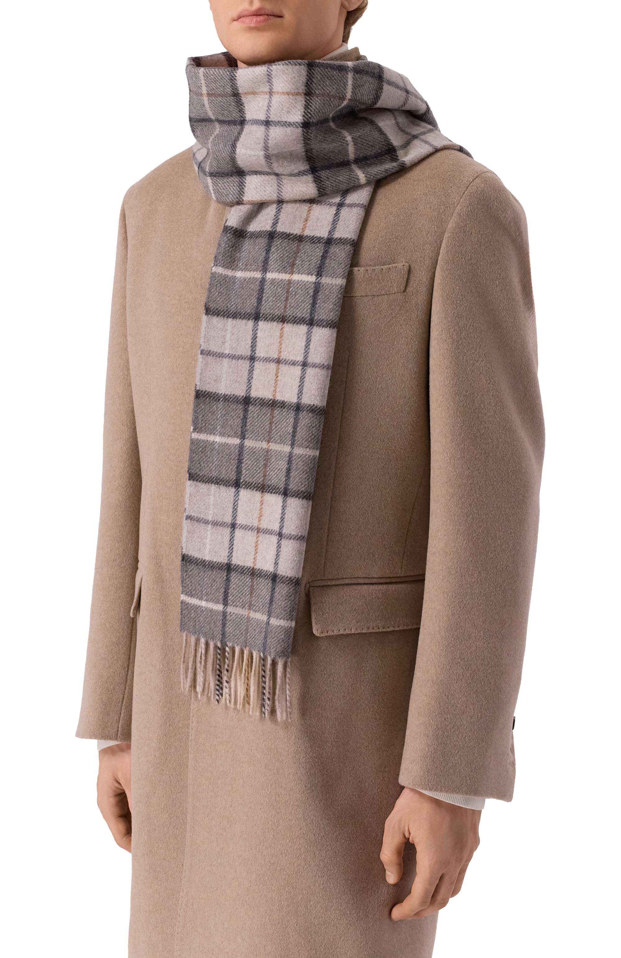 Кашемировый шарф ANDREA CAMPAGNA, арт. 632443, фото 2