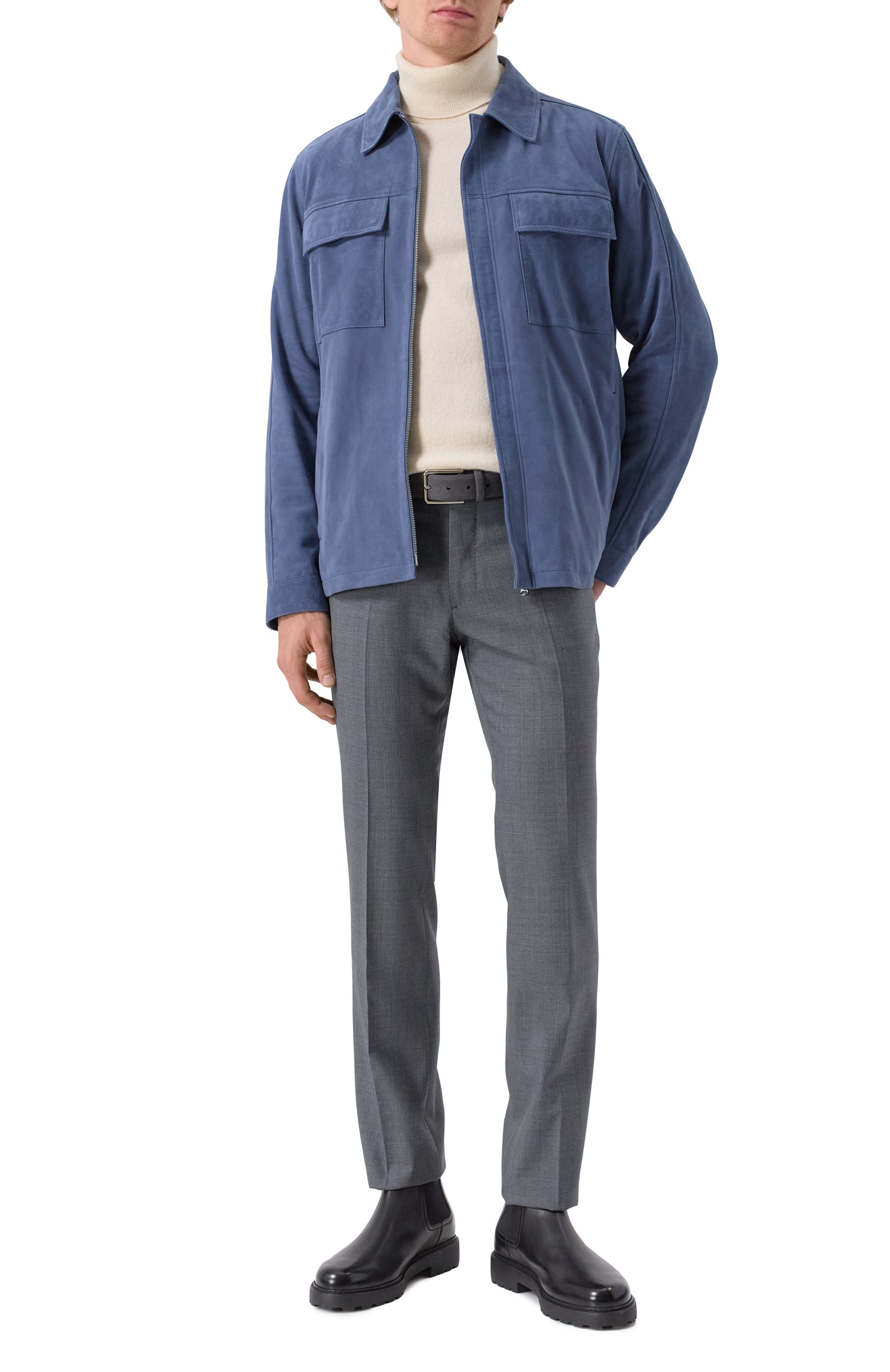 Замшевая куртка-рубашка PAUL&SHARK, арт. 25412707, фото 2