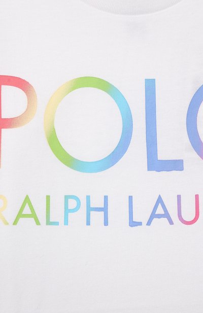 Хлопковая футболка POLO RALPH LAUREN, арт. 313841391, фото 3