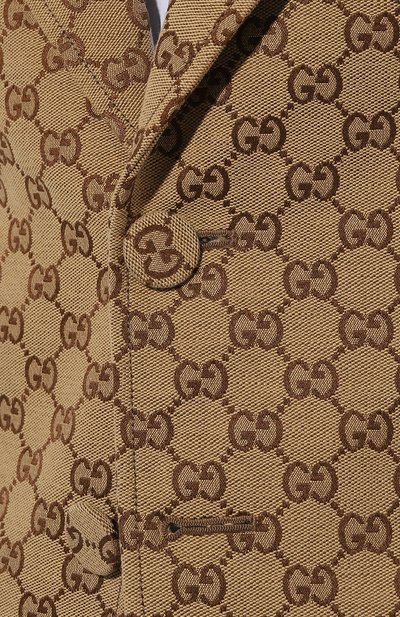 Хлопковый пиджак GUCCI, арт. 563510 ZKU09, фото 5