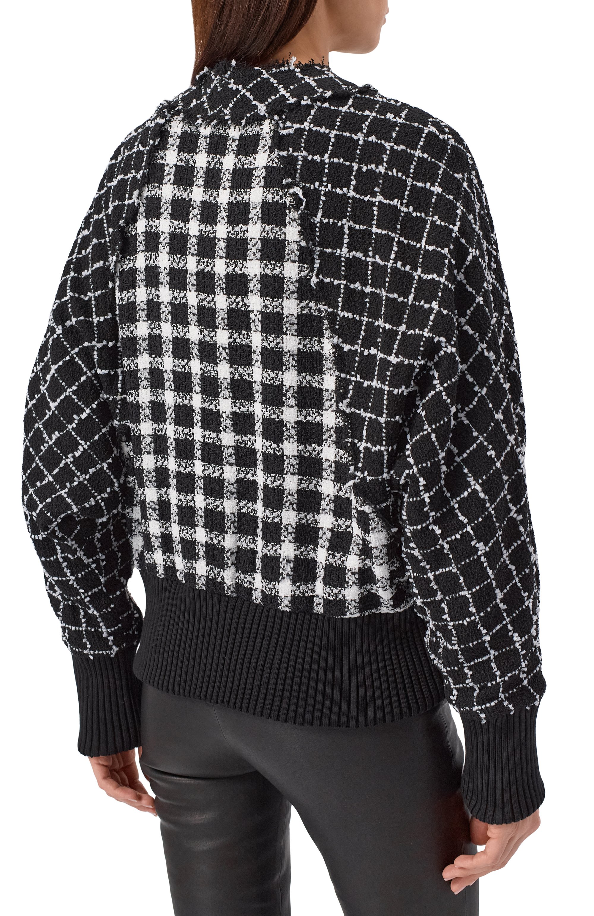 Твидовый бомбер BALMAIN, арт. GF1TFA45/MI18, фото 4