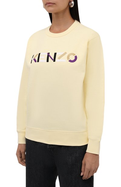 Хлопковый свитшот KENZO, арт. FB62SW8204M0, фото 3