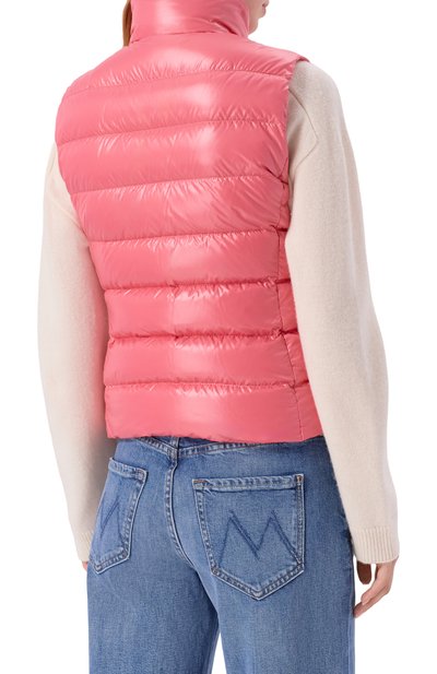 Пуховый жилет ghany MONCLER розового цвета по цене 68100 руб., арт. 1A525-00-68950, фото 4 Пуховый жилет ghany MONCLER, арт. 1A525-00-68950, фото 4