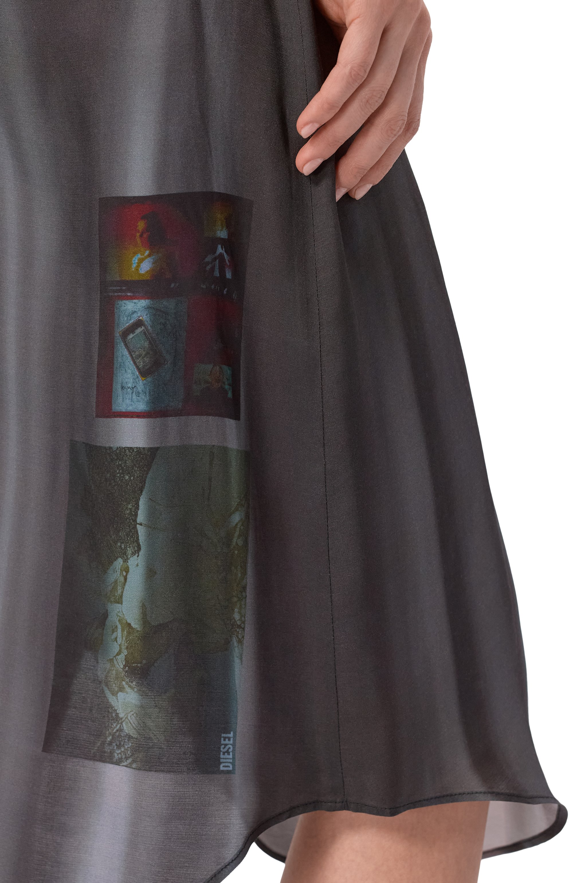 Юбка из вискозы DIESEL, арт. A20072/0BKBG, фото 5