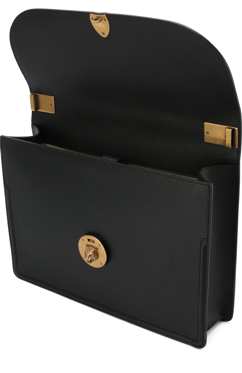 Кожаный портфель с плечевым ремнем GUCCI, арт. 495657/DJ2JD, фото 4