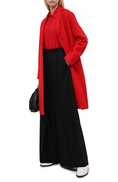 Шерстяное пальто STELLA MCCARTNEY красного цвета по цене 193000 руб., арт. 573928/SPB05, фото 2 Шерстяное пальто STELLA MCCARTNEY, арт. 573928/SPB05, фото 2