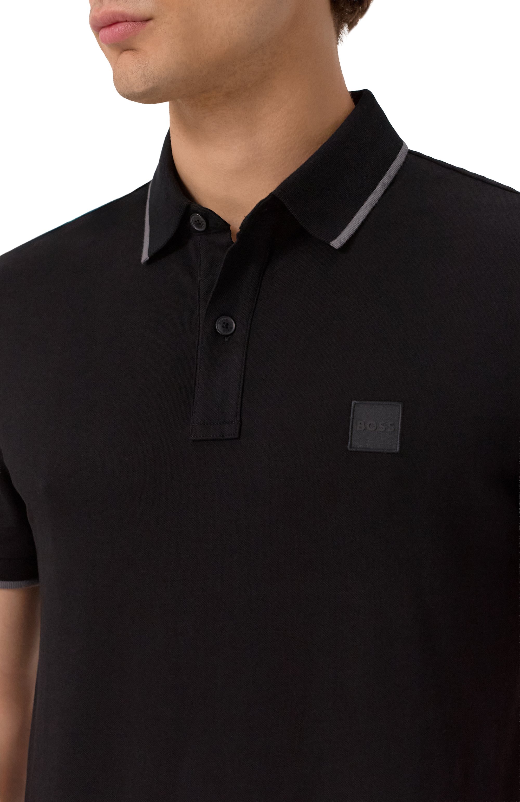 Хлопковое поло BOSS ORANGE, арт. 50507699, фото 5