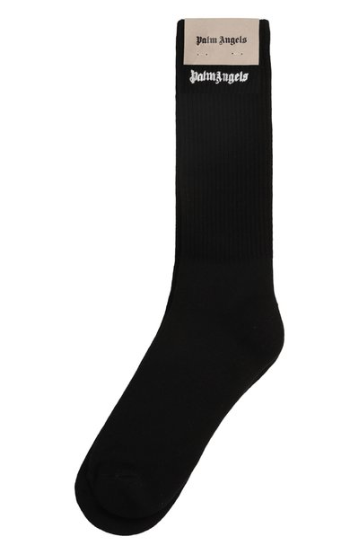 Мужские хлопковые носки PALM ANGELS, арт. PMRA001S24FAB002