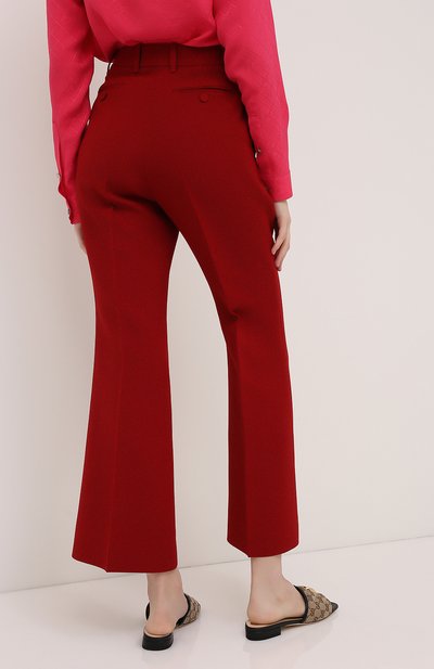 Брюки из шелка и шерсти GUCCI, арт. 621941/ZAD88, фото 4