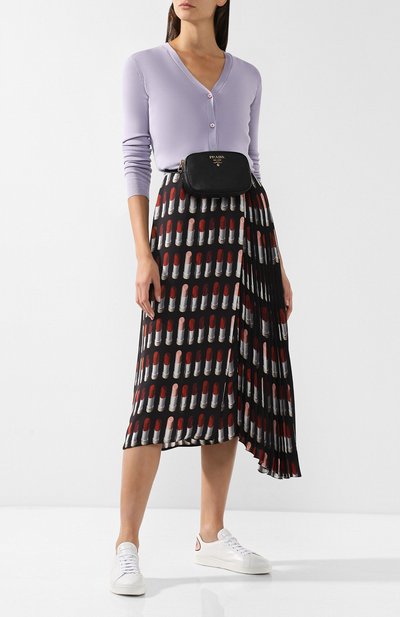 Однотонный кардиган на пуговицах PRADA, арт. 25437-40J-F0230, фото 2