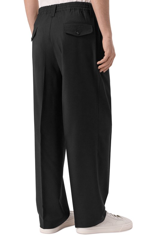 Шерстяные брюки L.B.M. 1911 8182/54515 Чёрный  8182/54515 Фото 4