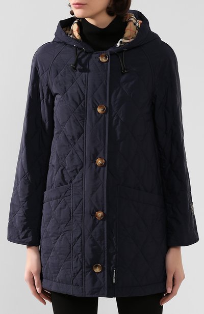 Стеганая куртка roxwell BURBERRY темно-синего цвета по цене 126000 руб., арт. 8021187, фото 3 Стеганая куртка roxwell BURBERRY, арт. 8021187, фото 3