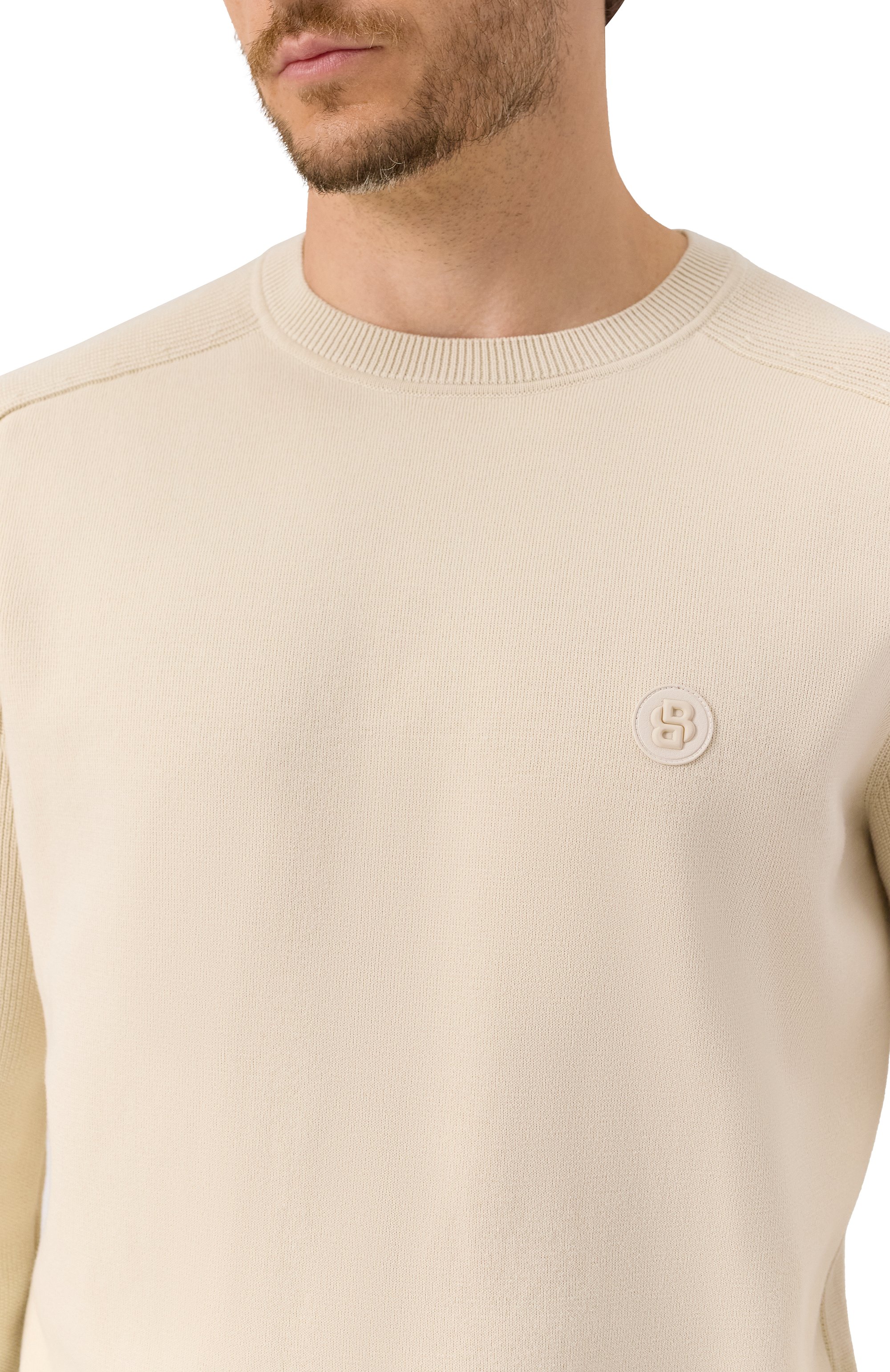 Хлопковый джемпер BOSS, арт. 50543136, фото 5