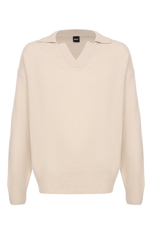 Шерстяной свитер BOSS 50555110 Бежевый 50555110