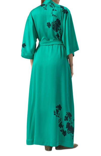 Шелковый халат CARINE GILSON, арт. SA0168SS, фото 4