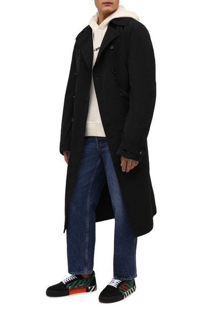 Комбинированные кеды vulcanized OFF-WHITE, арт. 0MIA085F21LEA0041025, фото 2