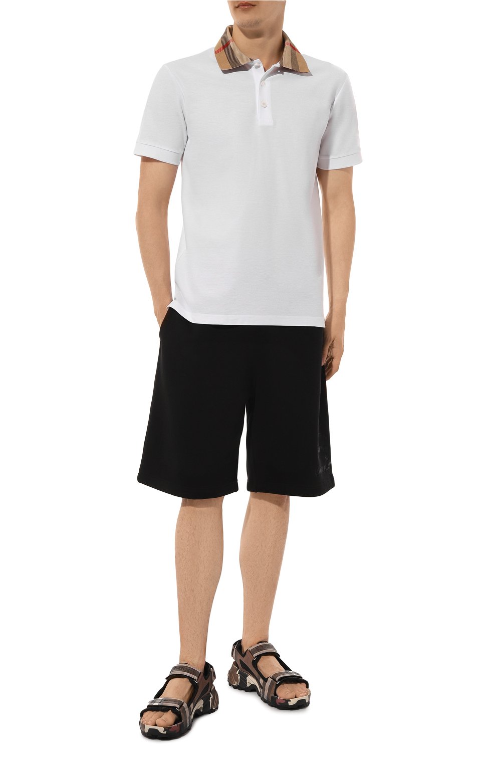 Хлопковые шорты BURBERRY, арт. 8072748, фото 2