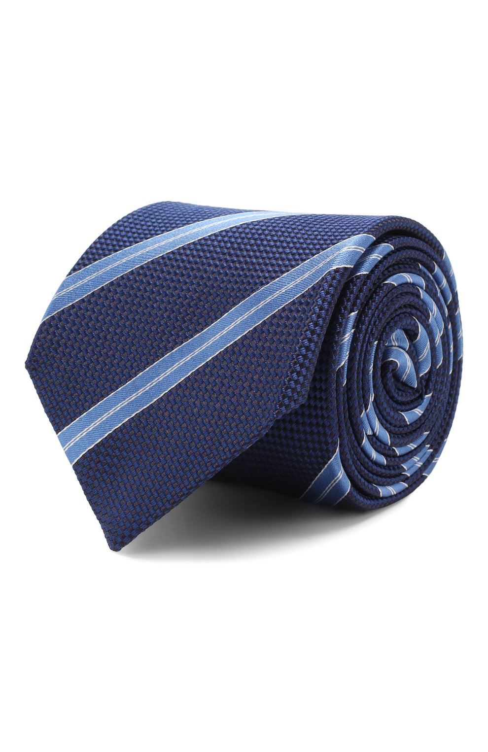 Шелковый галстук CORNELIANI синего цвета по цене 11050 руб., арт. 85U306-0120311/00, фото 1 Шелковый галстук CORNELIANI, арт. 85U306-0120311/00, фото 1