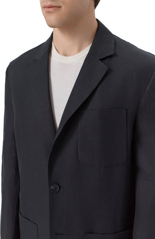 Льняной пиджак MVST M26.2PM.J036/F157 Чёрный  M26.2PM.J036/F157 Фото 5