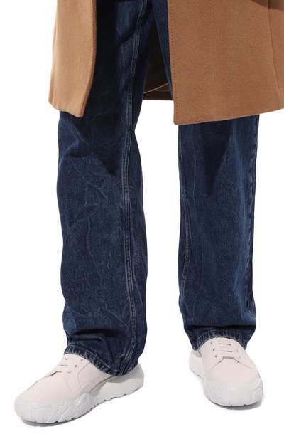 Кожаные кроссовки court trainer ALEXANDER MCQUEEN, арт. 705182/WICD29000, фото 3