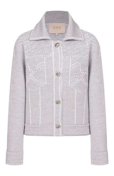 Женский жакет из шерсти и хлопка AND THE BRAND, арт. W26-JT031-1202-901