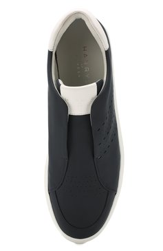 Мужские кожаные кеды HARRYS OF LONDON синего цвета, арт. TRACK TECH LEATHER | Фото 5 (Материал внутренний: Натуральная кожа; Подошва: Массивная; Материал утеплителя: Без утеплителя; Стили: Гранж; Материал сплава: Проставлено; Драгоценные камни: Проставлено; Материал внешний: Натуральная кожа; Кросс-КТ: Низкие; Автоматизация Diginetica: Не назначено)