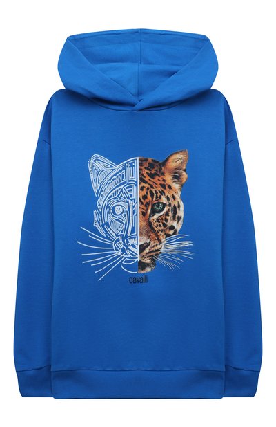 Хлопковое худи ROBERTO CAVALLI, арт. QJT934/CF050/04A-10A, фото 1