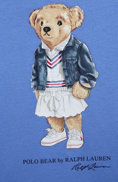 Хлопковая футболка POLO RALPH LAUREN, арт. 310864141, фото 3