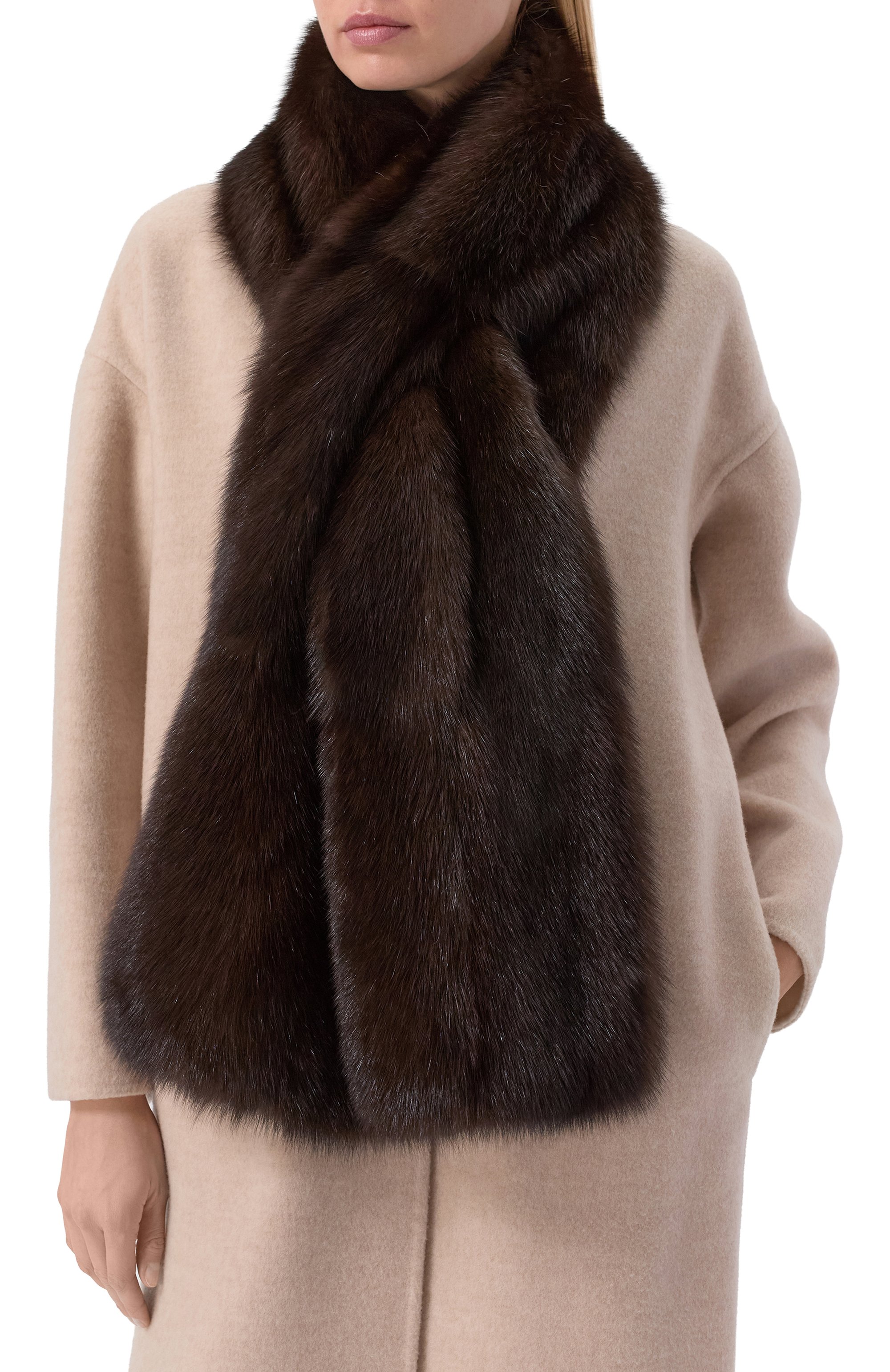 Меховой шарф из соболя MVST, арт. MSC-01, фото 2