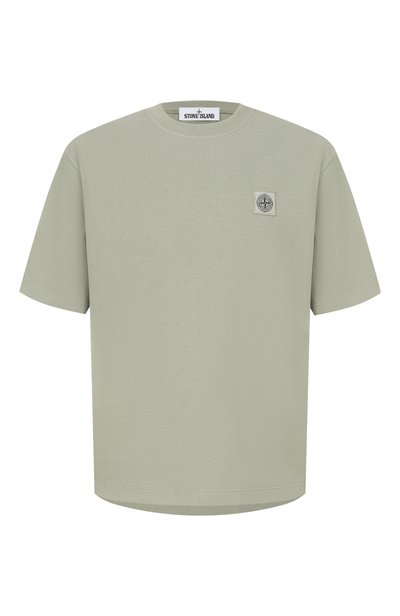 Мужская хлопковая футболка STONE ISLAND, арт. K1S152100034/S0115