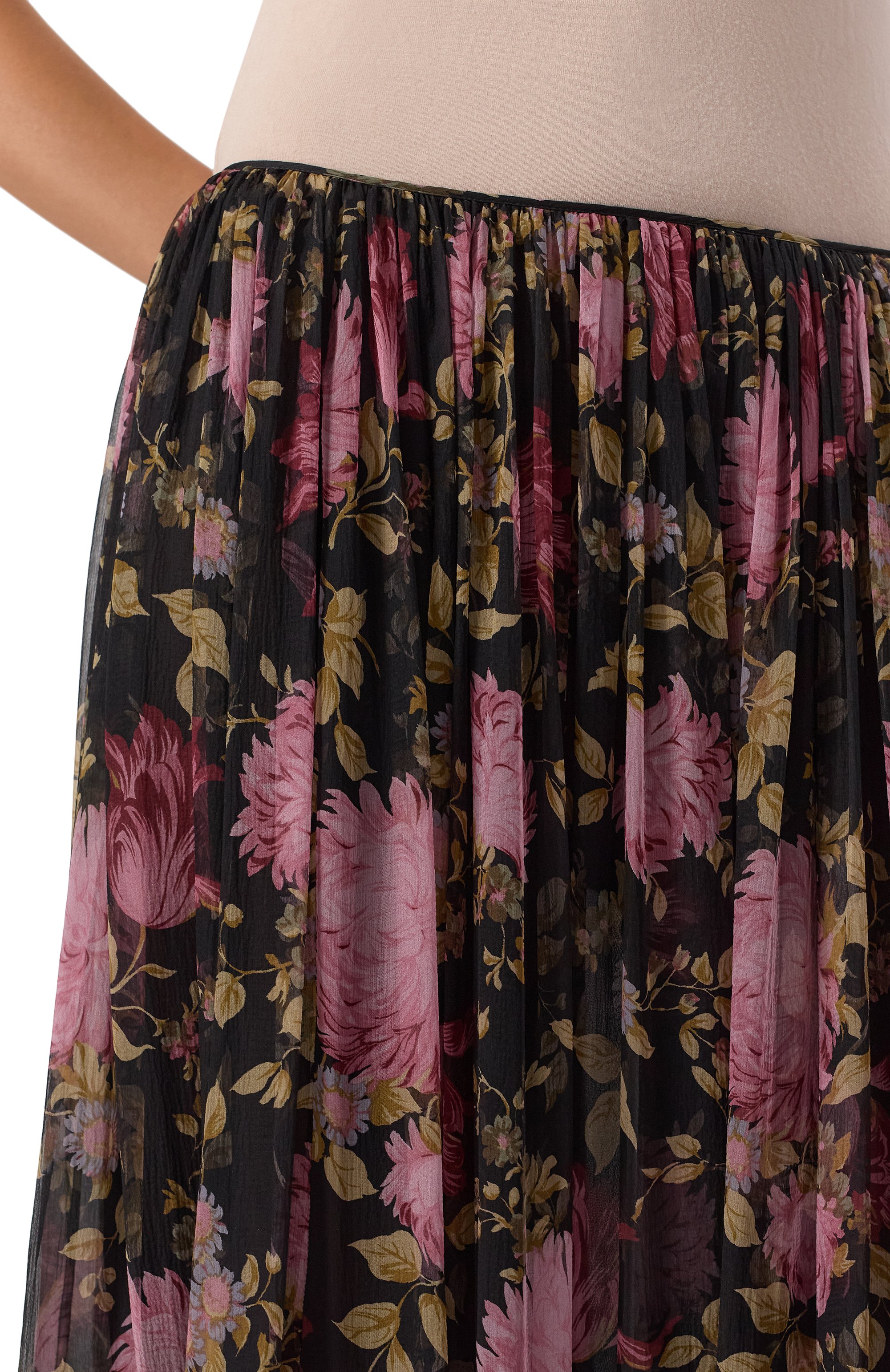 Шелковая юбка CHLOÉ, арт. CH25UJU10459, фото 5