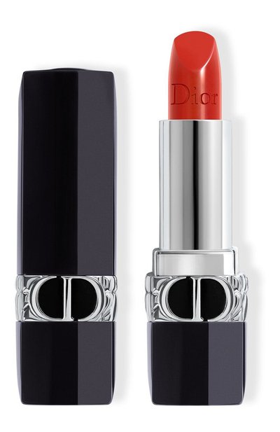 Женский бальзам для губ с сатиновым финишем rouge dior satin balm, оттенок 999 (3.5g) DIOR, арт. C023200999