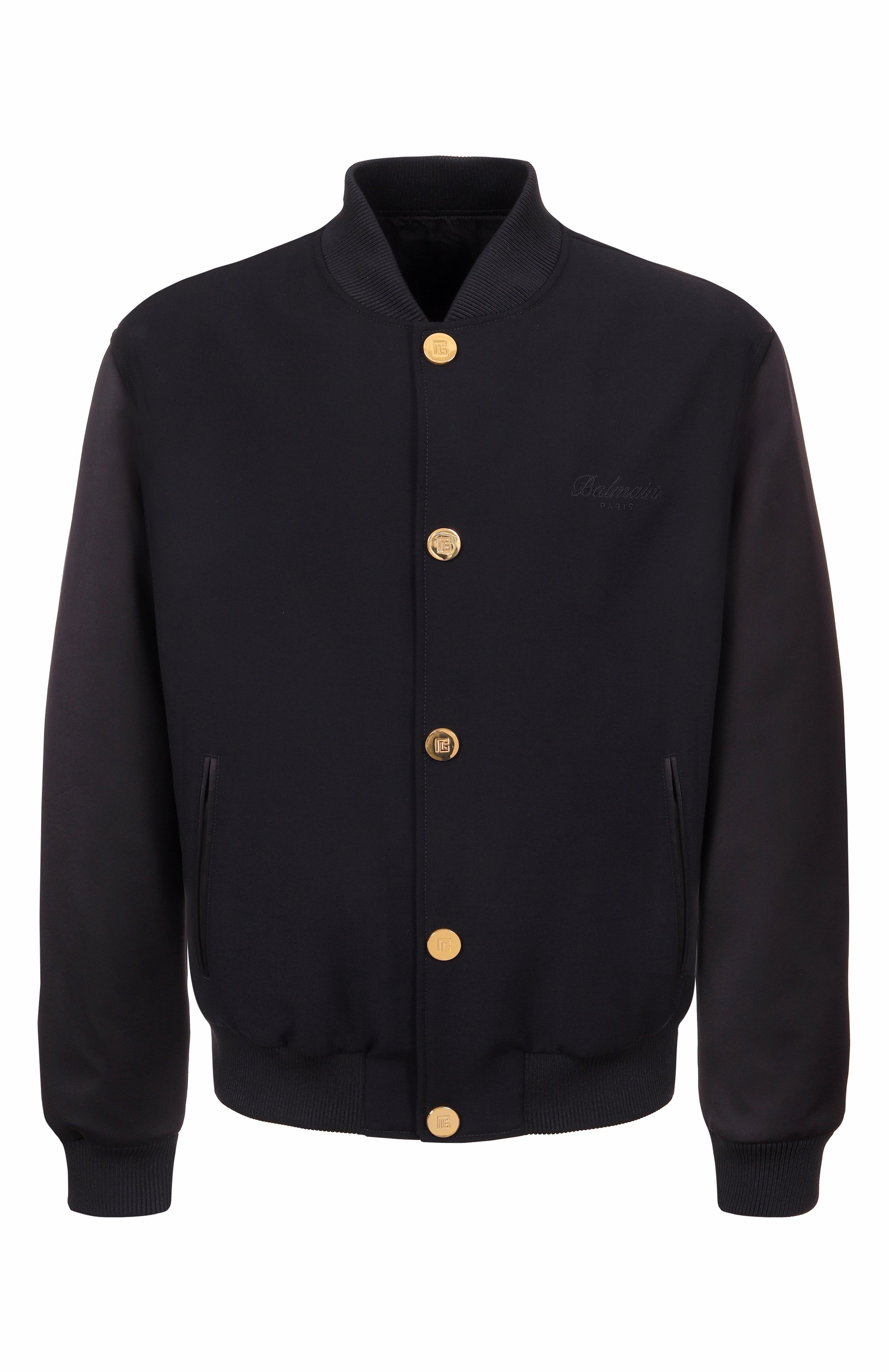 Шерстяной бомбер BALMAIN, арт. FH0TFA70/MI06, фото 1