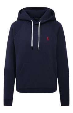 Женский хлопковое худи POLO RALPH LAUREN синего цвета, арт. 211794394 | Фото 1 (Длина (для топов): Стандартные; Рукава: Длинные; Материал внешний: Хлопок; Женское Кросс-КТ: Худи-одежда; Стили: Спорт-шик; Региональные ограничения белый список (Axapta Mercury): RU; Материал сплава: Проставлено; Драгоценные камни: Проставлено)