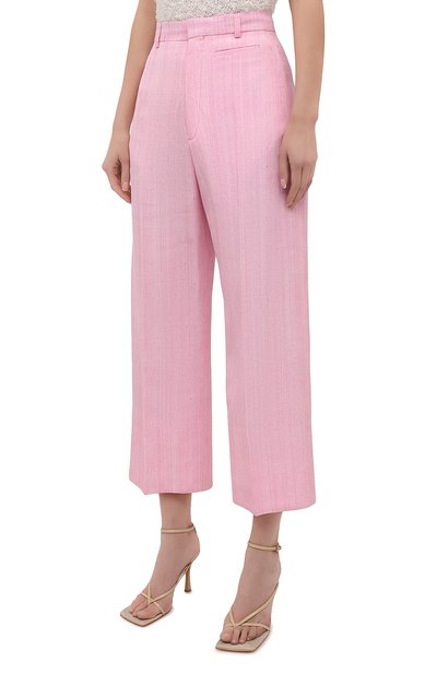 Брюки из вискозы и шелка JACQUEMUS, арт. 211PA02/105440, фото 3