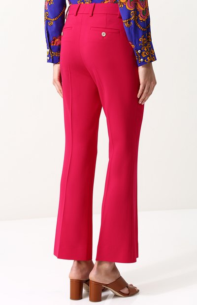 Укороченные однотонные брюки со стрелками GUCCI, арт. 497762/ZKR01, фото 4