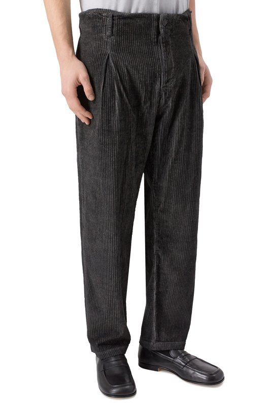 Вельветовые брюки Never Enough MPA037 Серый  MPA037 Фото 3